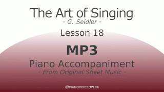 Seidler, The Art of Singing Piano Accompaniment Lesson 18