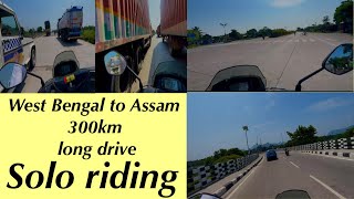 West Bengal to Assam  300km solo riding  #trending #motovlog  #uk07rider #bm97rider #elvishyadav