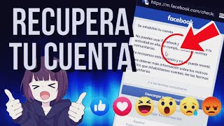 Cómo Recuperar UNA CUENTA INHABILITADA DE FACEBOOK 100% ► NUEVO FORMULARIO!!◄ - SOLUCIÓN  ✅