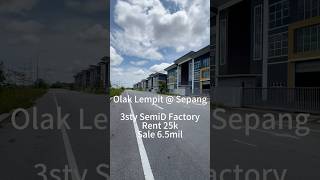 Olak Lempit @ Banting Sepang KLIA 3Storey Semi-D Factory Freehold