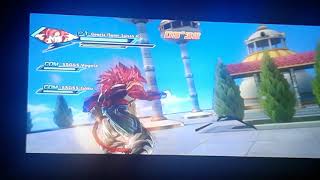 Gogeta ssj4 ultimate attack (dragon ball xenoverse