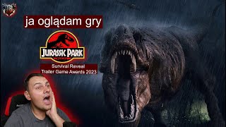 ja oglądam gry Jurassic Park Survival Reveal Trailer Game Awards 2023