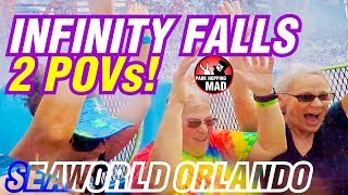 SeaWorld Orlando INFINITY FALLS | Ride POVs!!! Yes, Multiple!