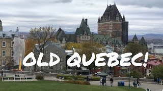 TOUR of OLD QUEBEC - BEST THINGS TO SEE and EAT - Travel Vlog