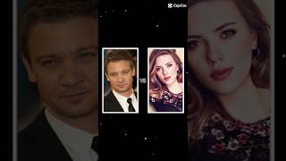 Jeremy Renner OR Scarlett Johansson??🎭🎥🎬#art #movie #marvel #feed #avengers #shortsfeed #viralvideo