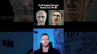 AI bringing roman busts to life