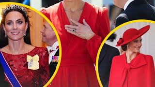 Kate Middleton's Most Iconic Red Outfits #2024 #celebrity #royalsfamily #katemiddleton