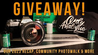 Film Photography 2023 Recap, Photowalk, Giveaway & More!