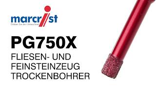 Marcrist PG750X Trocken Fliesenbohrer