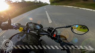 Suzuki GSX-S 1000 Chasing Kawasaki ER6-N