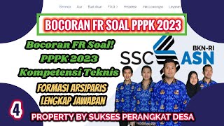 🔴 SIMAK!! BOCORAN SOAL FR PPPK TAHUN 2023 MANAJERIAL TEKNIS ARSIPARIS 2023 (part. 4)