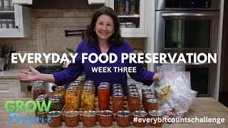 Everyday Food Preservation | Every Bit Counts Challenge, Week 3