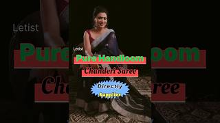 #trending #fashion #bollywood Pure Handwoven || Chanderi Silk Cotton Saree || Plz Inquiry 8962296317