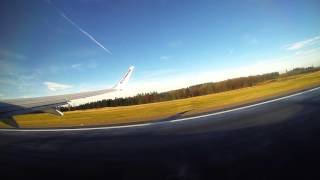 Ryanair Boeing 737 Take off from Frankfurt Hahn to Lisbon