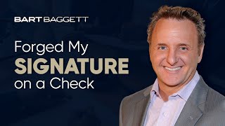 What should you do If someone forged your signature on a check and cashed it?