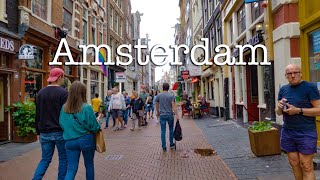 [4K 50fps]🇳🇱Amsterdam walking tour | August 2022