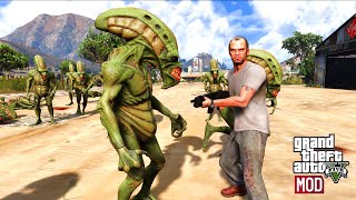 Zombie Alien Invasion In Los Santos! GTA 5 | Zombie Alien Mod GTA V