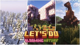 Let's Do Blooming Nature (Minecraft Mod Showcase) | New Biomes & Exploration | Forge & Fabric 1.20.1