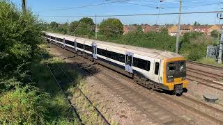 ROG class 37, 37884 at Biggleswade with class 465 / 466 storage move - 04/09/23