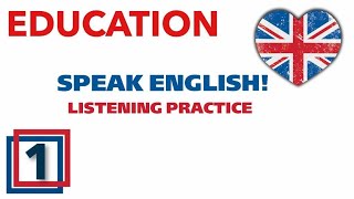 ⭐ Education podcast №1 -  Аудирование по английскому языку - Listening practice