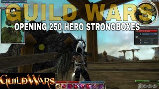 Opening 250 Hero Stronboxes in Guild Wars 1