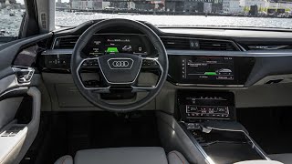 Audi e-tron Interior Design in Catalunya Red