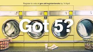 Got 5 while your socks spin? (Northern Ireland TV ad May 2022)