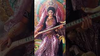 Saraswati aagman 2024 #shorts #rahulprajapatiabvlogs #bhojpuri