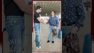 Sonu Sood & Gulshan Grover Spotted At Mumbai Airport