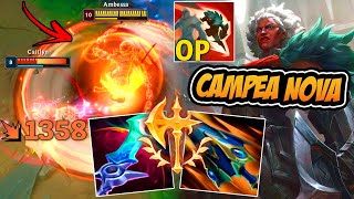 *CAMPEÃ NOVA* AMBESSA É ABSURDAMENTE IMORTAL E QUEBRADA !! - LEAGUE OF LEGENDS