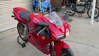 1996 Ducati 916 Cold Start