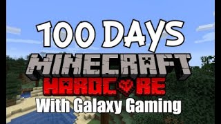 Minecraft Hardcore 100 days Part 1 Day #1