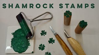 Whittling a Shamrock Stamp 🍀