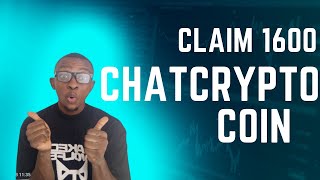 New crypto airdrop || how to claim 1,600 Chatcrypto coin || Chatcrypto || Airdrop crypto || #bitcoin