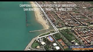 SAN BENEDETTO DEL TRONTO 2021 - CAMPIONATO ITALIANO DI PARADUATHLON SUPERSPRINT - IL PERCORSO