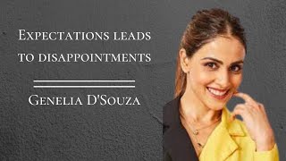 Expectations leads to disappointments | Genelia D'Souza | #clairteam | #shorts #motivation