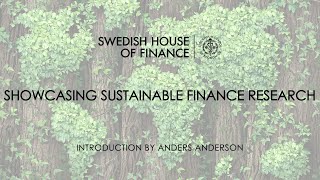 Showcasing Sustainable Finance Research