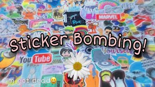 Sticker Bombing For The First Time!💣