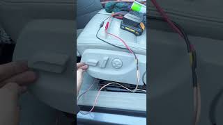 How to fix Audi a6 electric seat. No voltage to seat. electric Audi seat/chair.