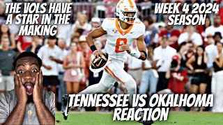 Reaction To #6 Tennessee Vs #15 Oklahoma Full Game Highlights | 2024 College Football Highlights