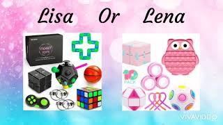 Choose your gift Lisa Or Lena #5(Fidget set) | Fidget toy