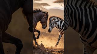 Epic Wild Showdowns! Lion vs Tiger, Wild Horse vs Zebra, Wild Dog vs Stray Cat  #wildlifebattle