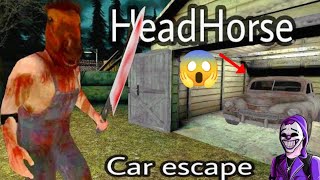 CAR ESCAPE : HEADHORSE HORROR GAME FULL GAMEPLAY VIDEO 😳