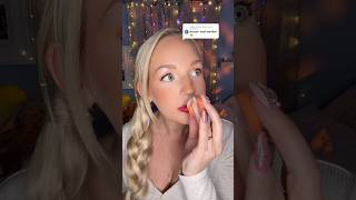 Bestie applies your pumpkin lip balm👄🎃PART 3#asmr #shorts