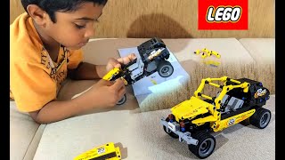 Lego building | SUV | by 5 year old | Time-lapse