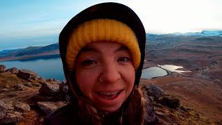 Climbing Kirkjufell Mountain in Iceland