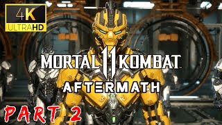 MORTAL KOMBAT 11 AFTERMATH Story Gameplay Walkthrough Part 2 Full Game No Commentary