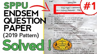 Fiber Optics Communication | SPPU Question Paper Solved 2022-23 * Power Link Budget numerical Solved