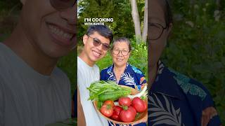 Cook Thai Food with Vegetable from our Garden 🍅🥬