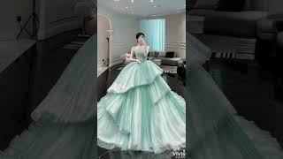 Beautiful princess gown design dress #partywear gown collection #bridaldress#trending #shortsyoutube